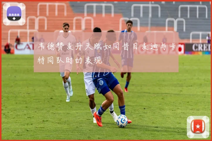 韦德赞麦丹天赋如同昔日麦迪与卡特同队时的表现